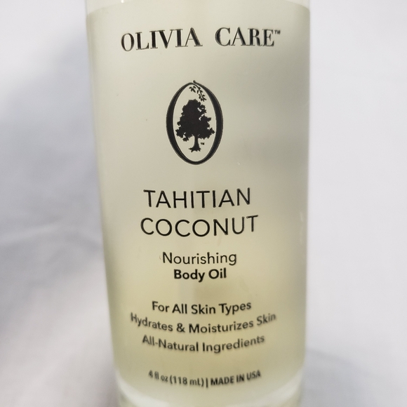 OLIVIA CARE Tahitian Coconut Nourishing Body oil 4 fl oz - Picture 4 of 4